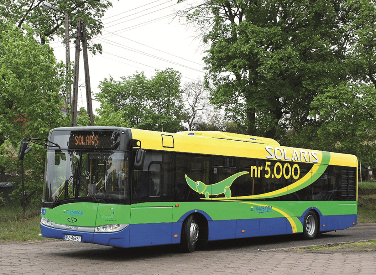 11. Solaris 5,000th vehicle for operator near Poznań