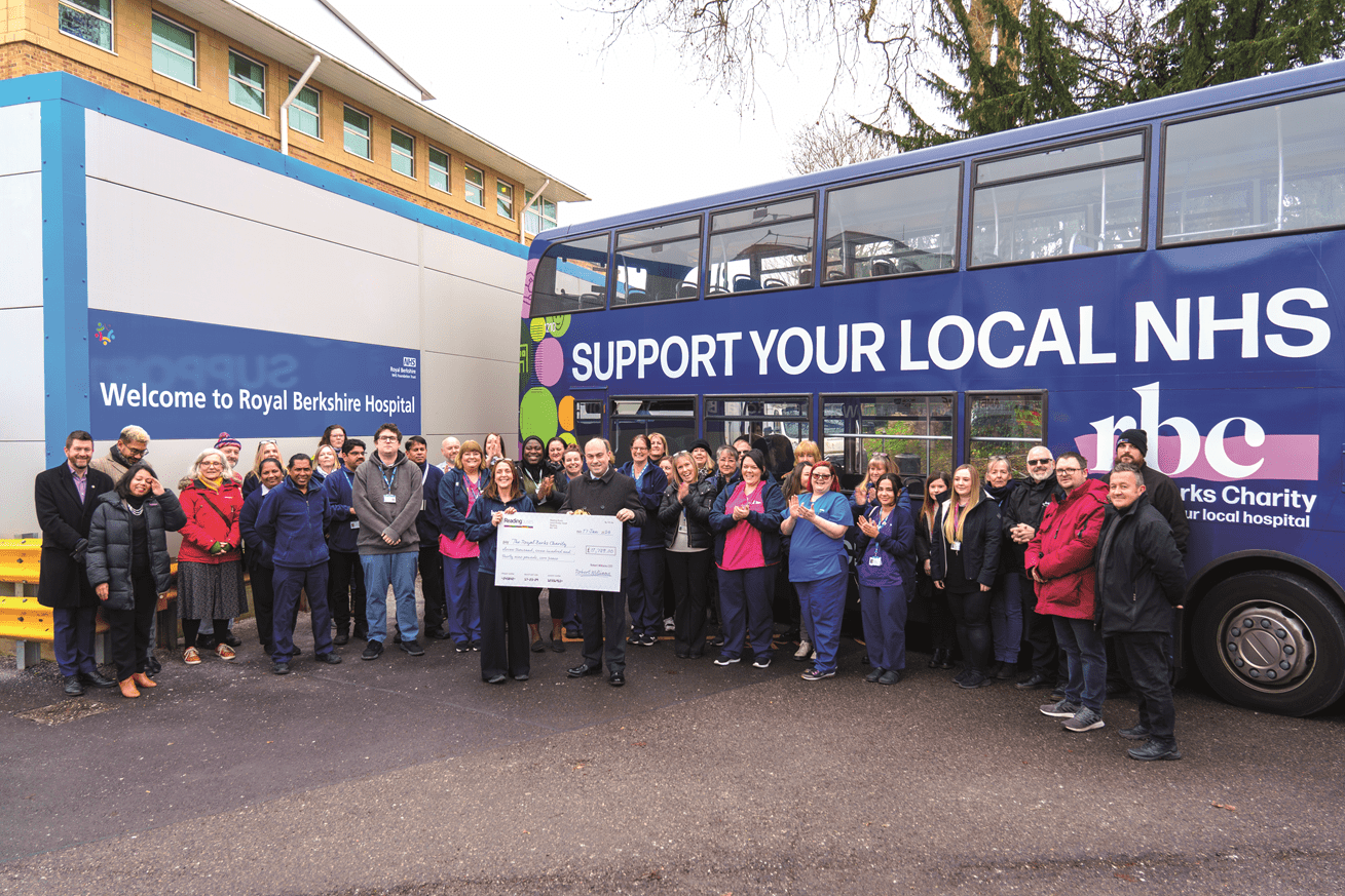 Reading Buses chrity donation