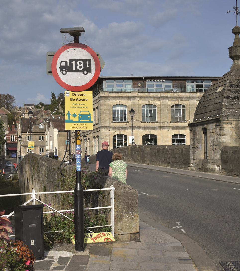 Image 11 Weight watchers better be careful on Bradford on Avon’s Town Bridge. Alan Payling