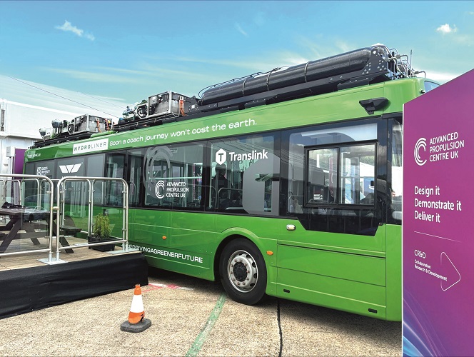 Wrightbus Unveils Hydrogen Coach Demonstrator at Cenex Expo 2024