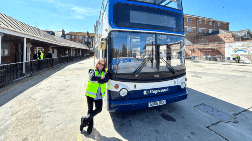 Stagecoach driver praised for lifesaving action